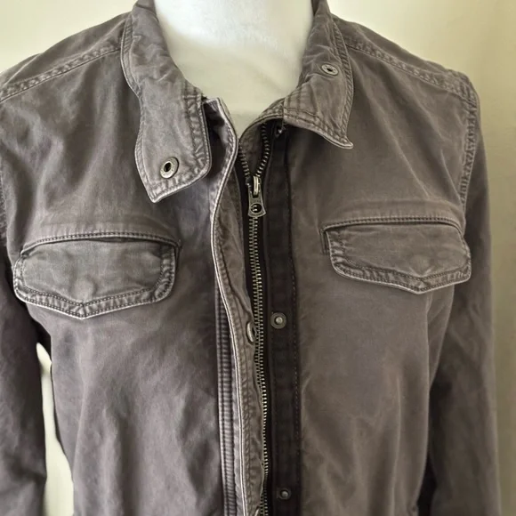 Lucky Brand Charcoal Utility Jacket Size Small - Picture 10 of 13